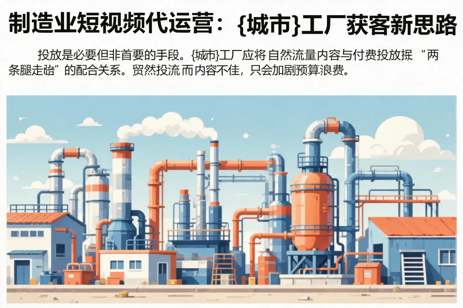 制造业短视频代运营：灌南工厂获客新思路